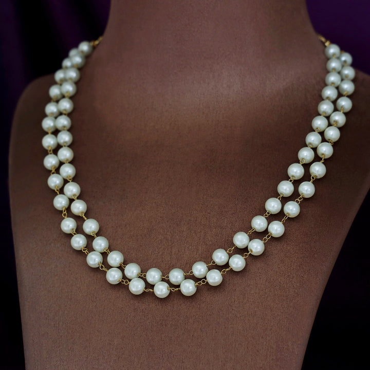Nyla Two Layer Pearl Neckpiece