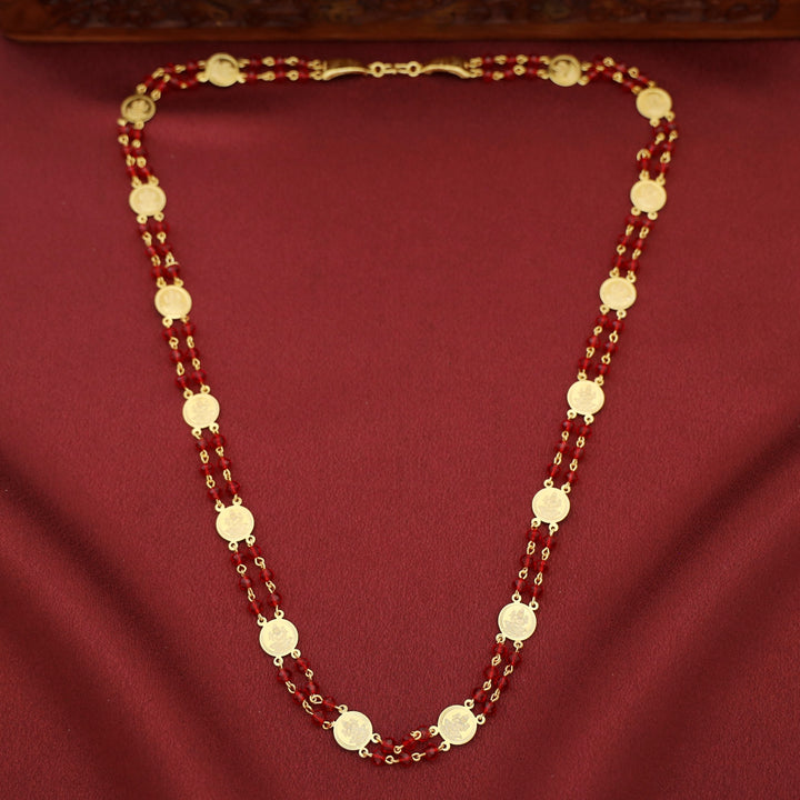 Vedha 2 Layer Kashi Beaded Long Neckpiece
