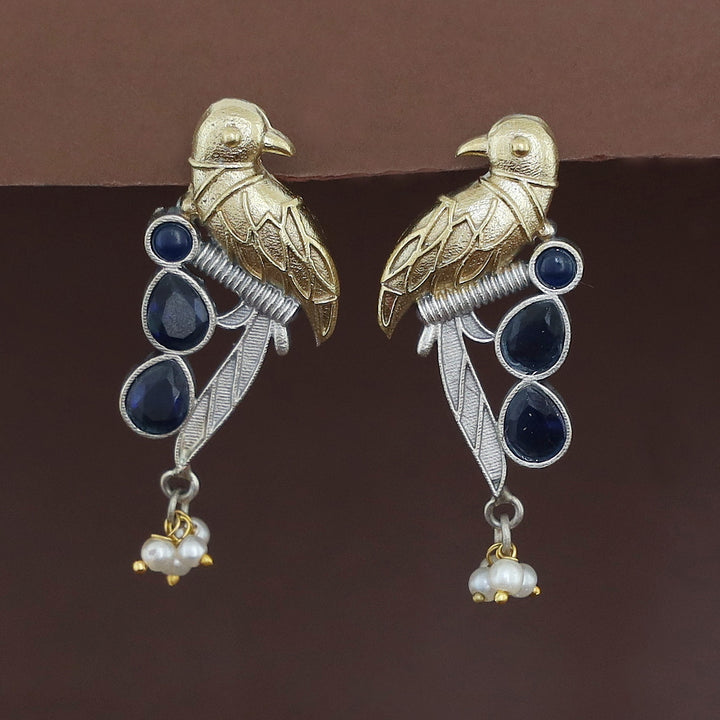 Devanya Falcon Drop Pearl Earring