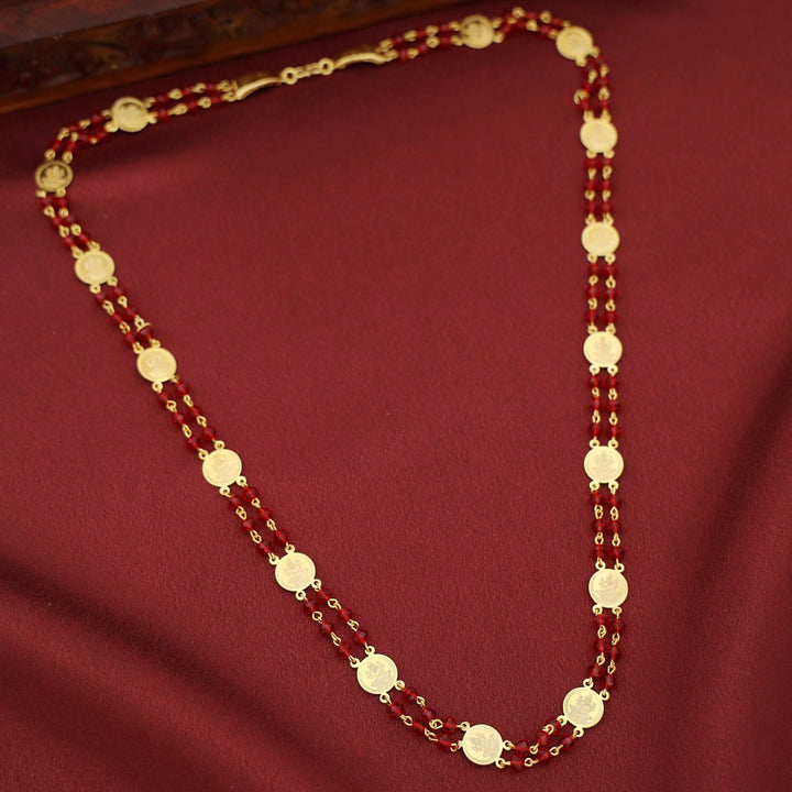 Vedha 2 Layer Kashi Beaded Long Neckpiece