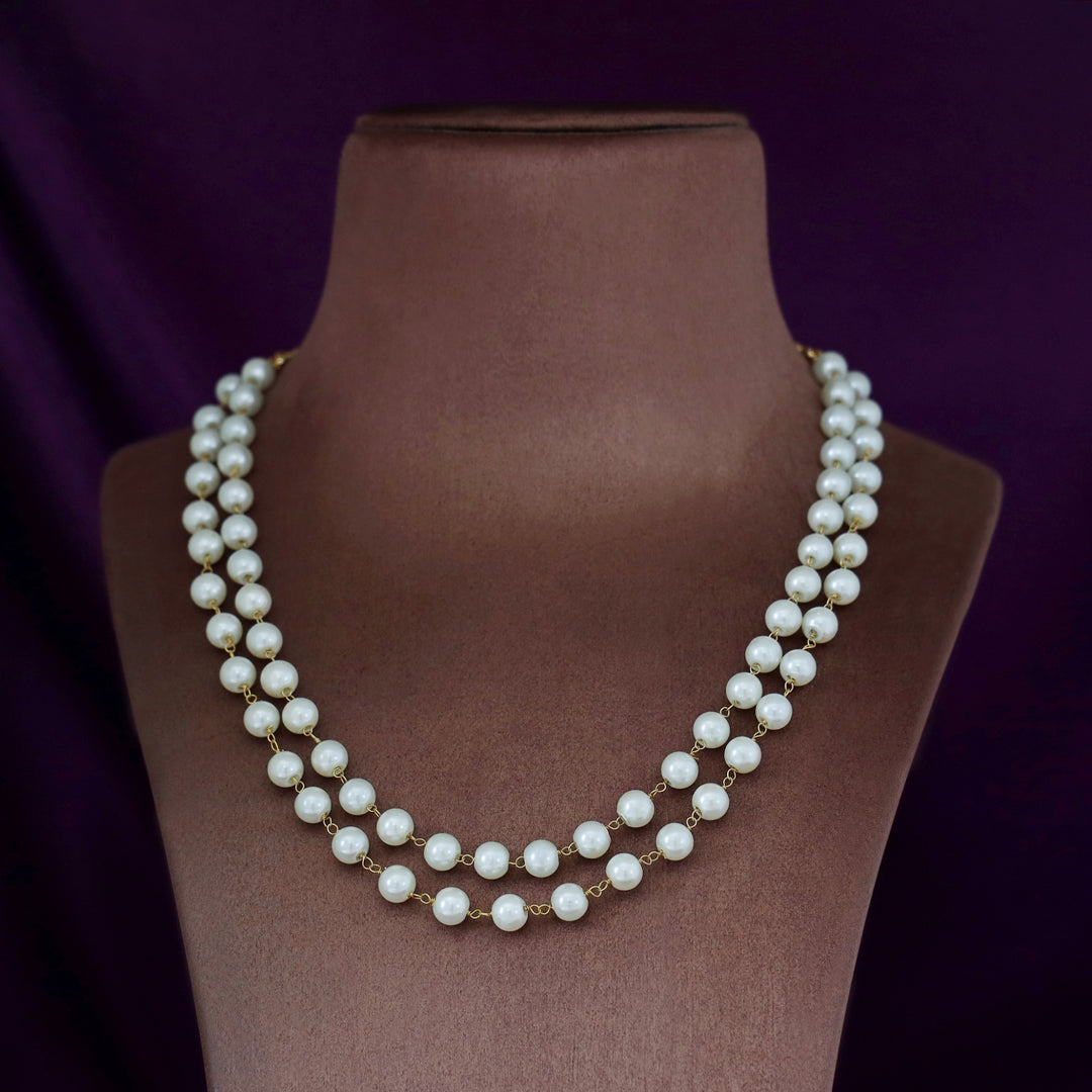 Nyla Two Layer Pearl Neckpiece