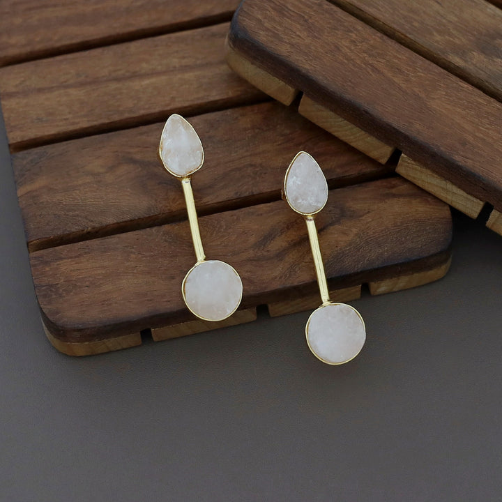 Neehar Raw Stone Earring