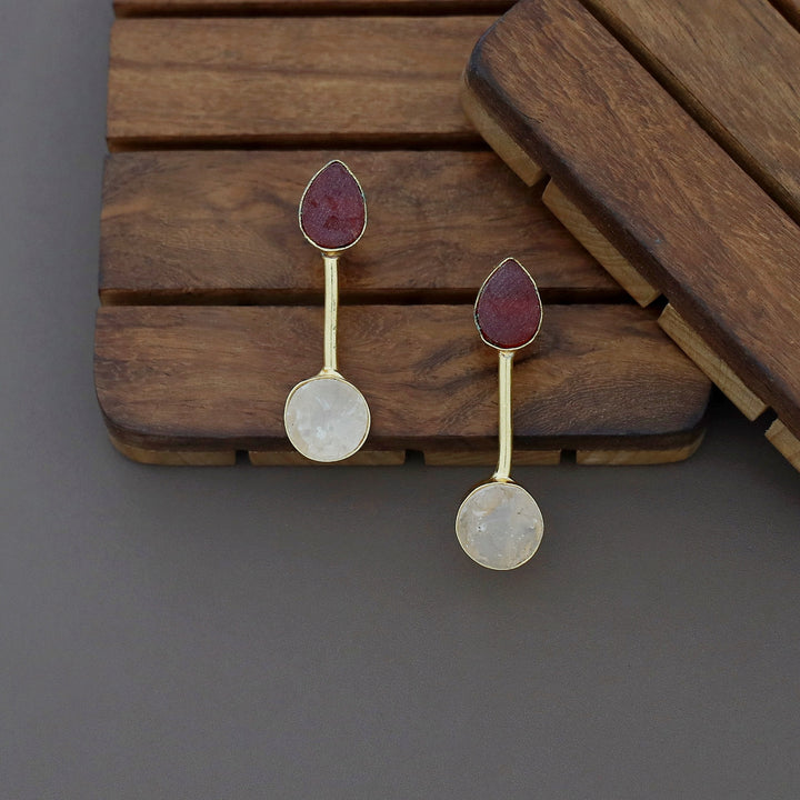 Neehar Raw Stone Earring