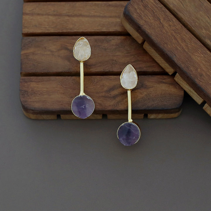 Neehar Raw Stone Earring