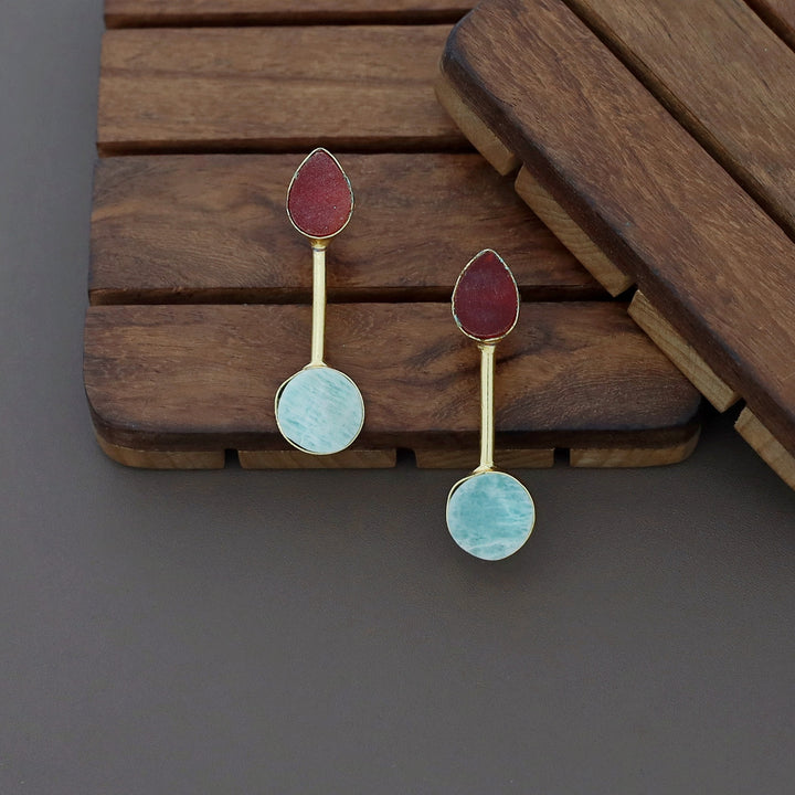 Neehar Raw Stone Earring