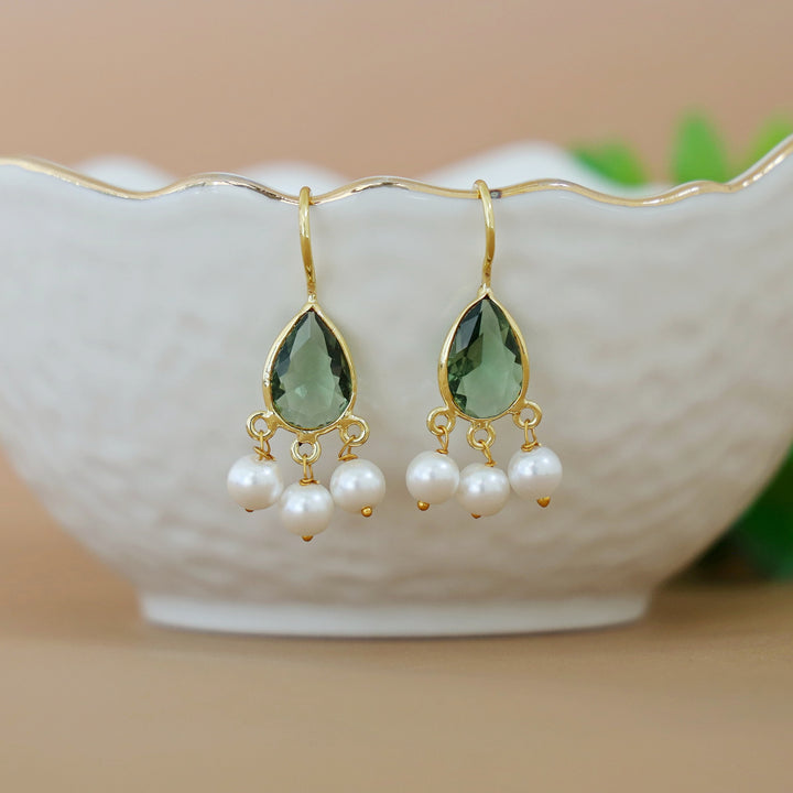 Glossy Rain Drop Tri Pearl Drop