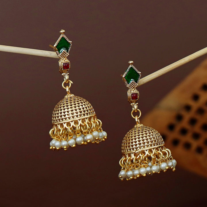 Tanika Palakka Pearl Jhumka