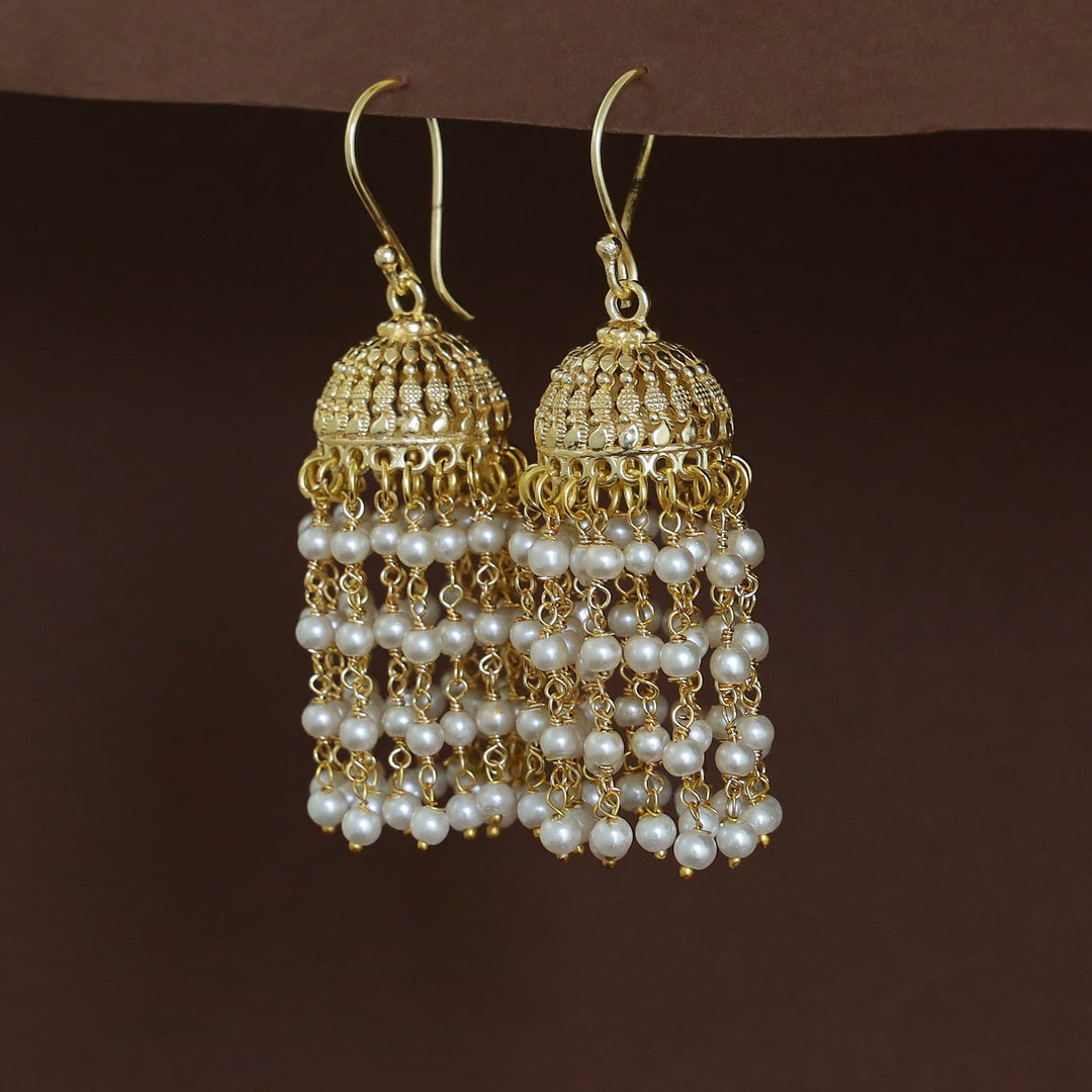 Mahira Tetra Pearl Jhumka Drop