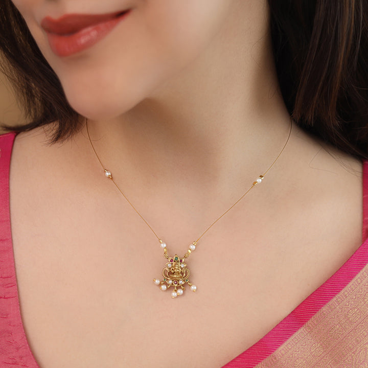 Shadvika Devi Pearl String Neckpiece