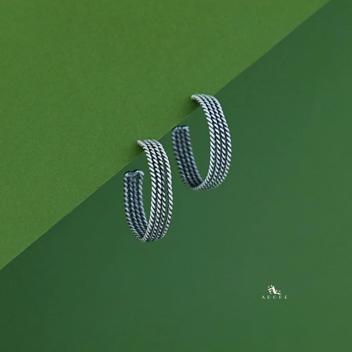 Alba Twisted 4 Layer Hoop