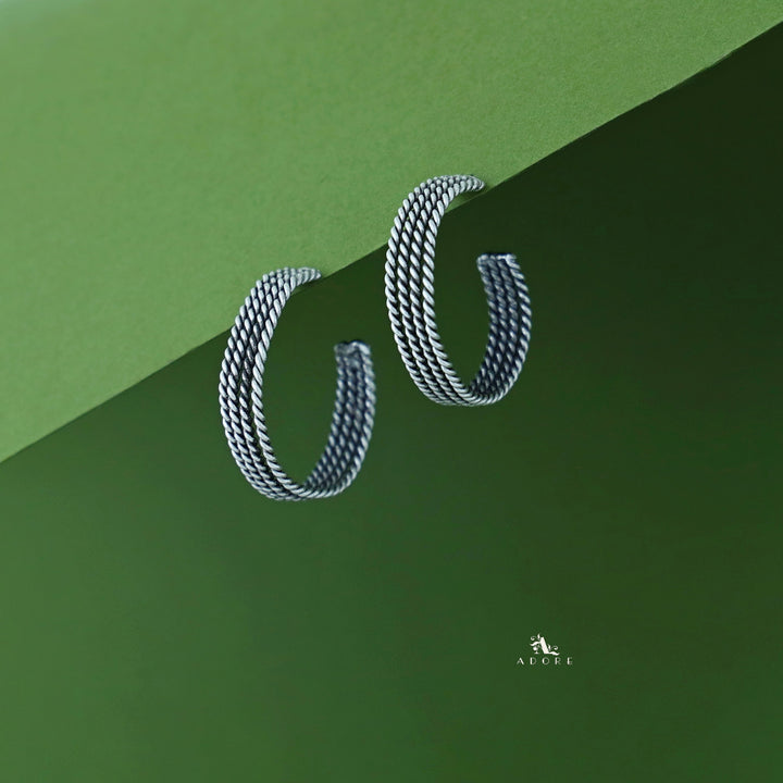 Alba Twisted 4 Layer Hoop