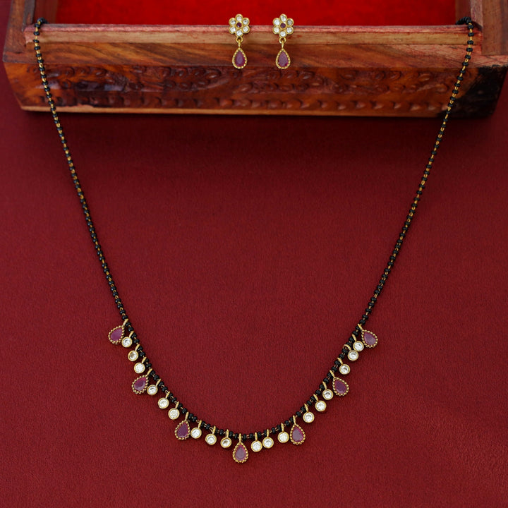Pravya Mangalsutra With Earring