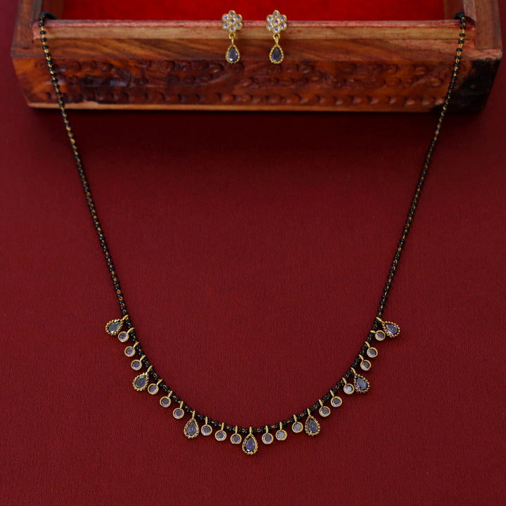 Pravya Mangalsutra With Earring