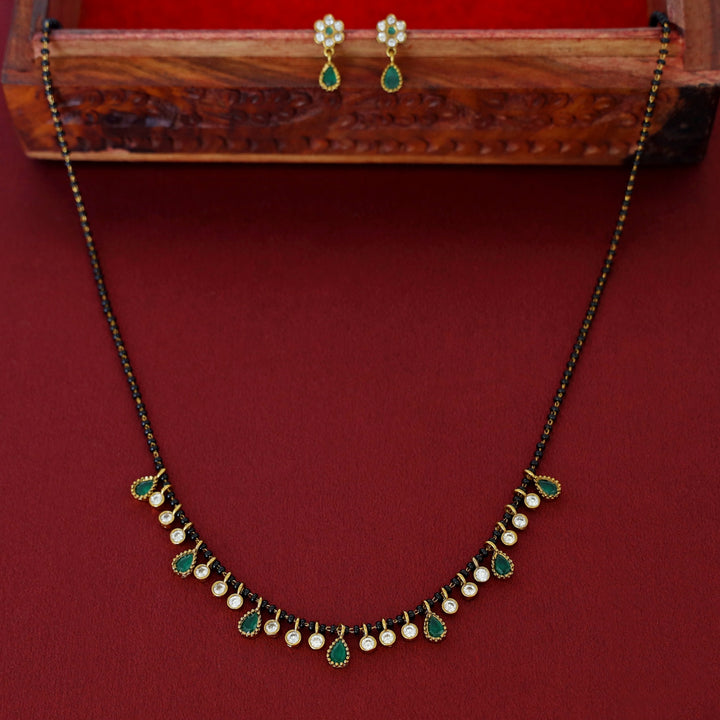 Pravya Mangalsutra With Earring