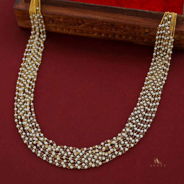 Inaya Tenille 8 Layer Carly Pearl Neckpiece