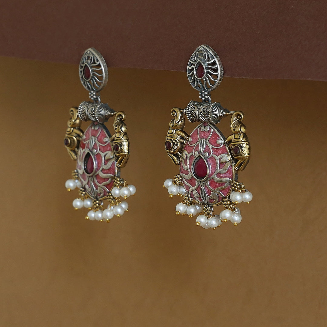 Vaishakhi Airavat Drop Pearl Earring