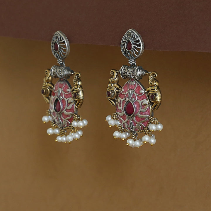Vaishakhi Airavat Drop Pearl Earring