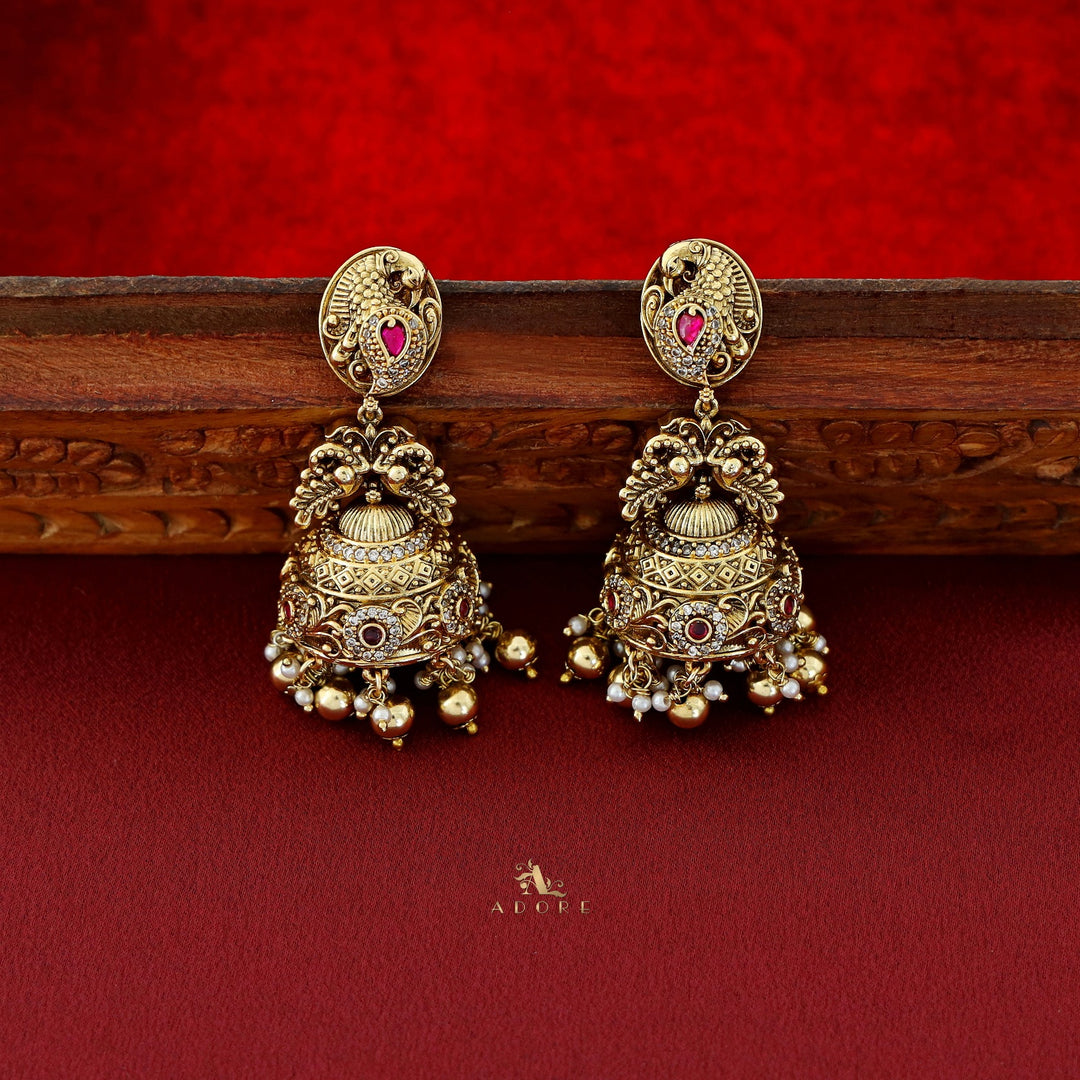 Sita Ram Jadau kundan Bridal Neckpiece With Earring