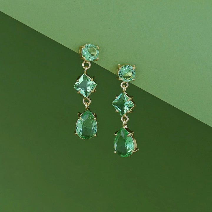Tri Shape Glossy Hermia Earring