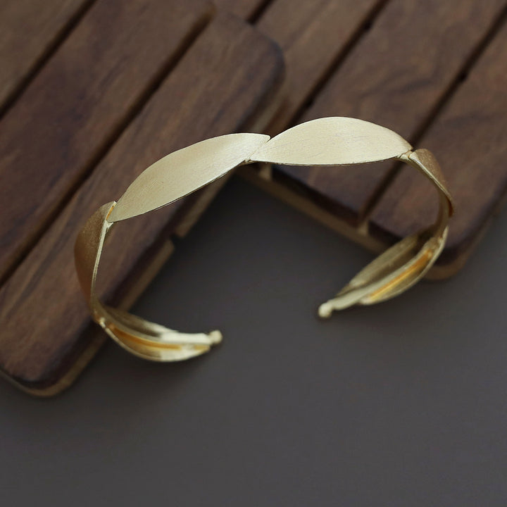 Alvina Golden Ellipse Bangle