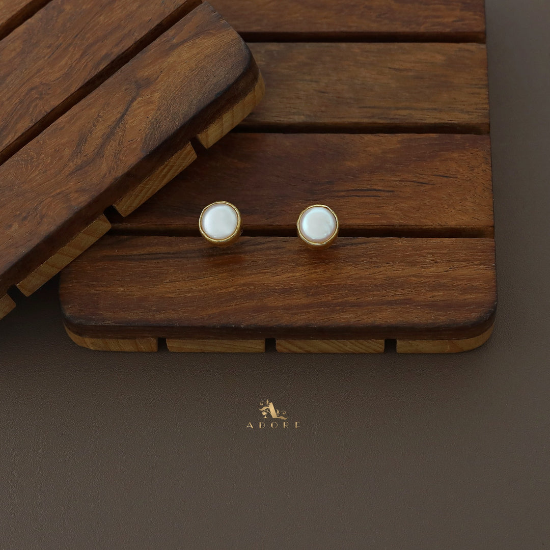 Hafa Tri Pearl Neckpiece With Stud