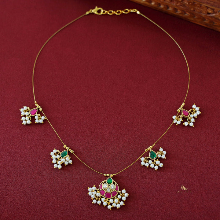 Trayi Jadau Kundan String Neckpiece