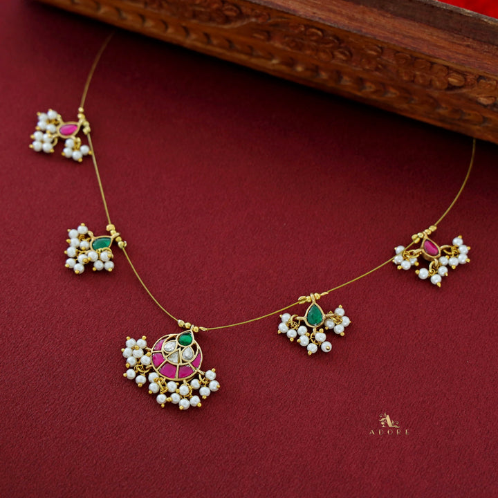 Trayi Jadau Kundan String Neckpiece