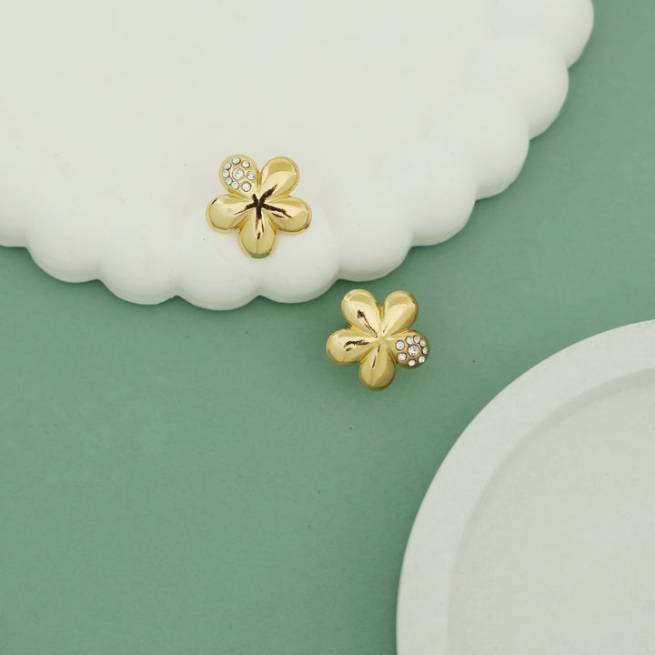 Althea Golden Flower Stud