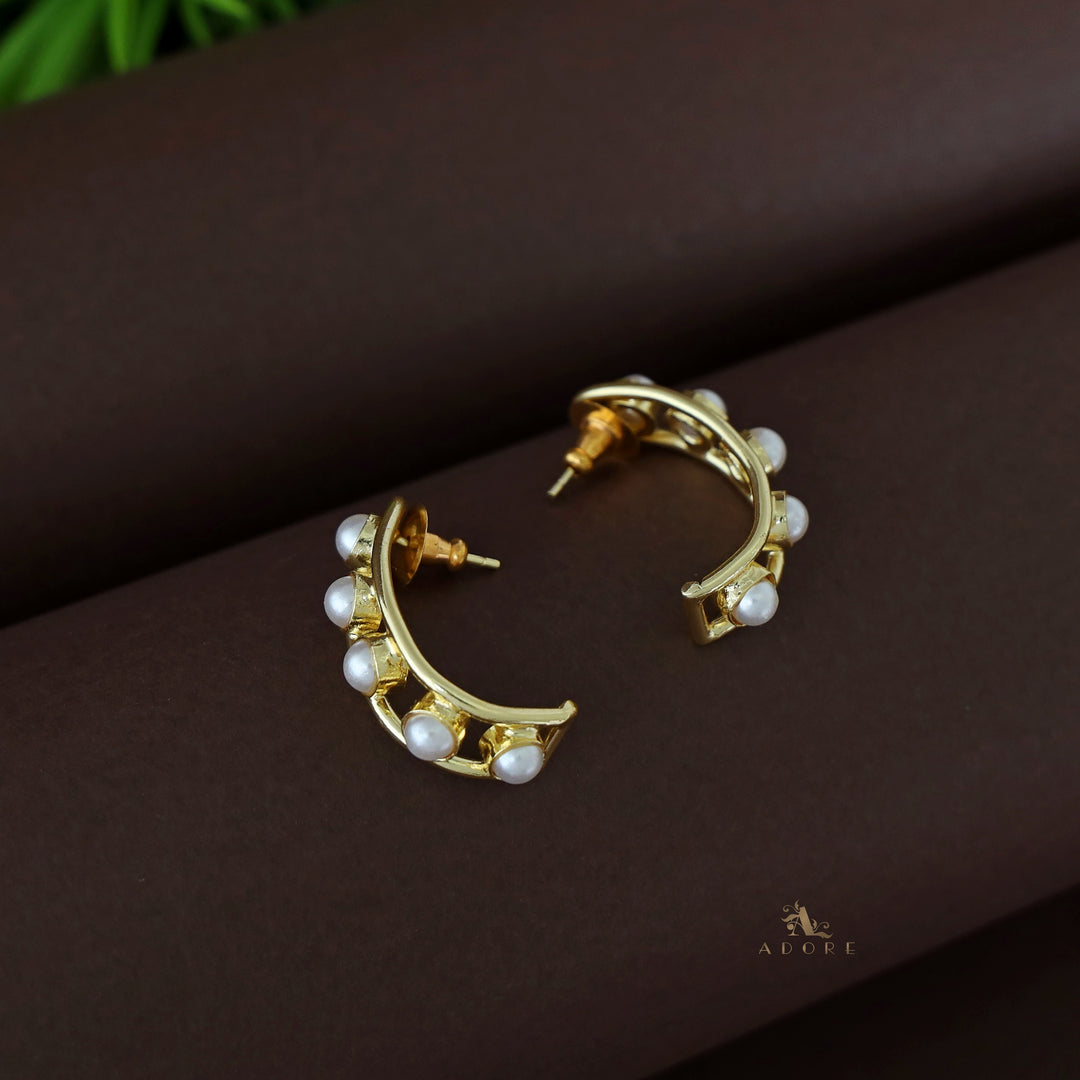 Alcantra 5 Pearl Hoop