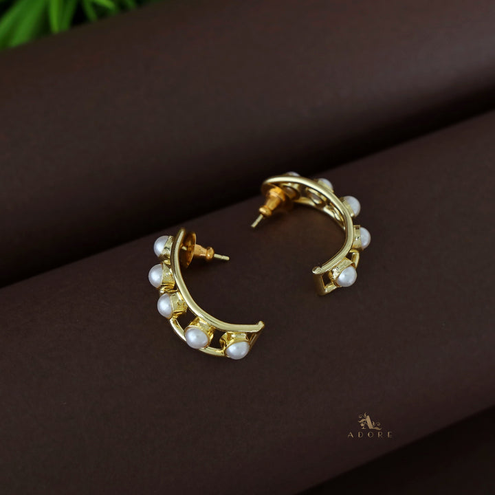 Alcantra 5 Pearl Hoop