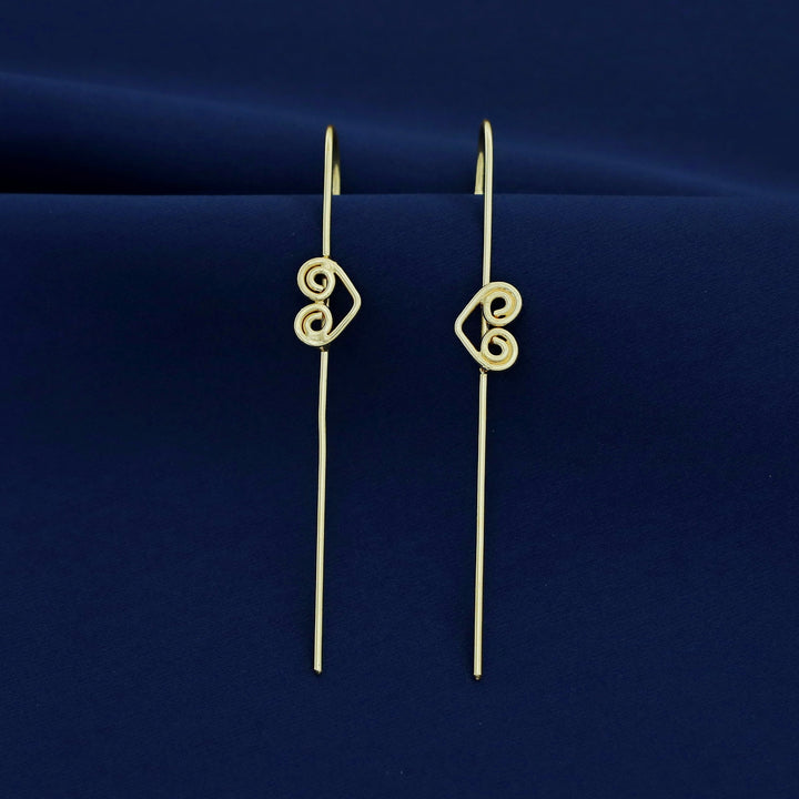 Amina Golden Heart Ear-Cuff