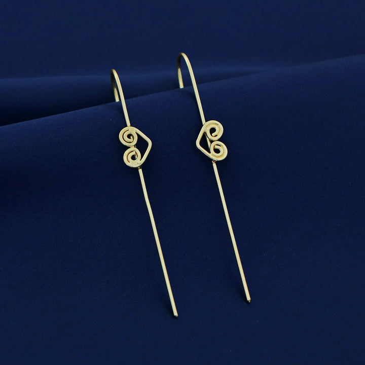 Amina Golden Heart Ear-Cuff