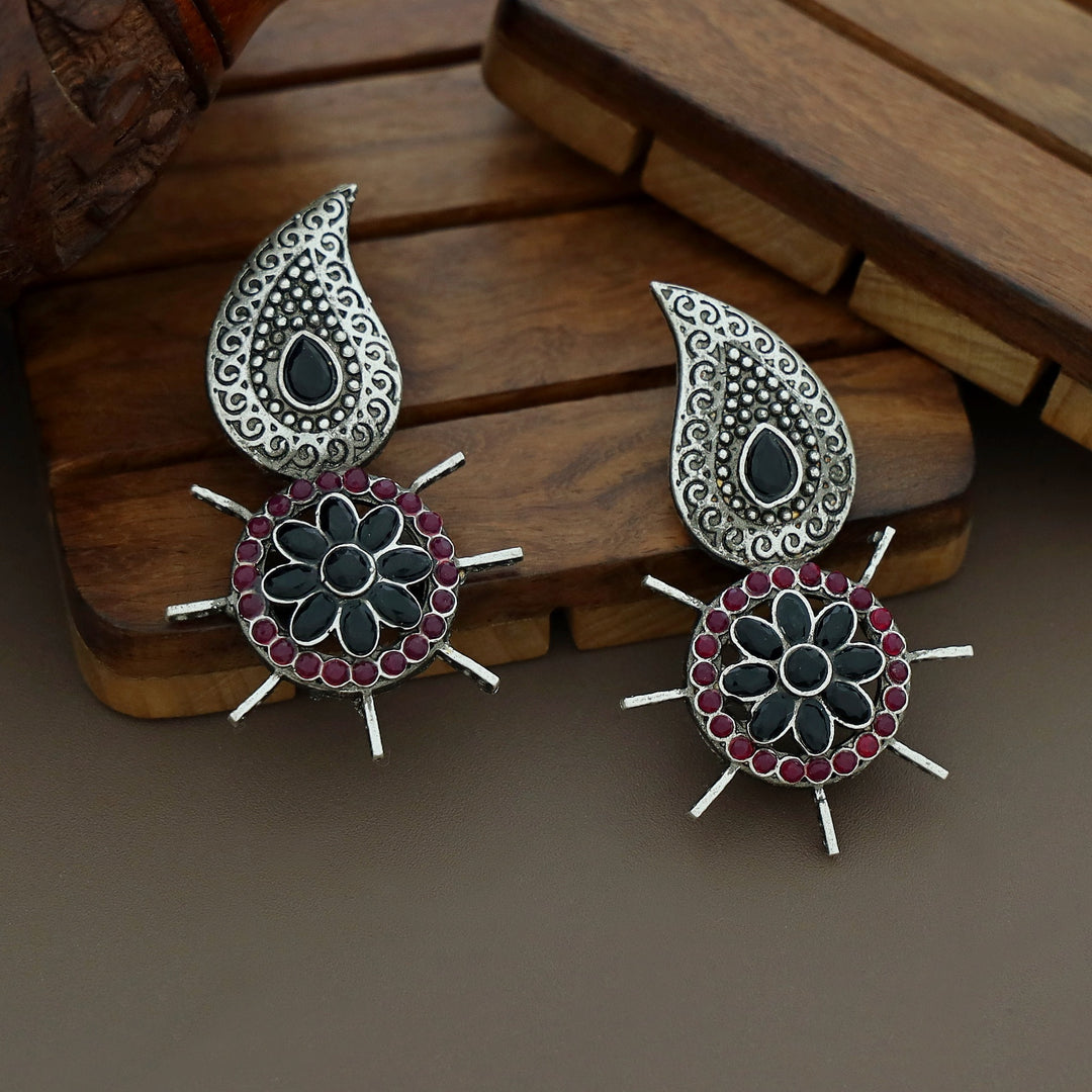 Carolina Flower Inverted Mango Earring