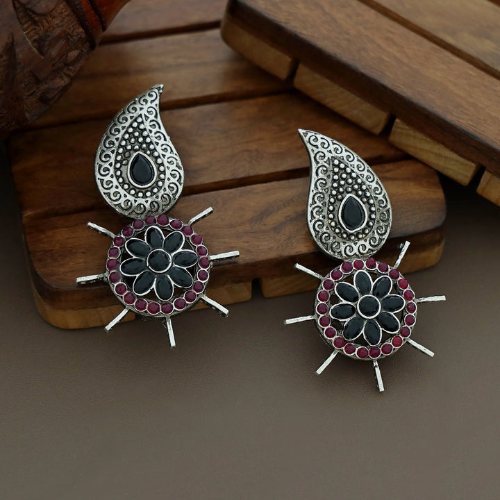 Carolina Flower Inverted Mango Earring