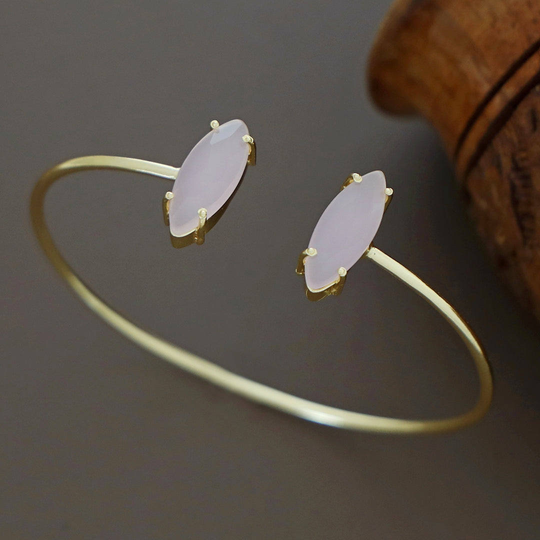 Leeza Dual Glossy Claw Bangle