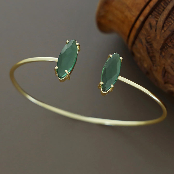 Leeza Dual Glossy Claw Bangle
