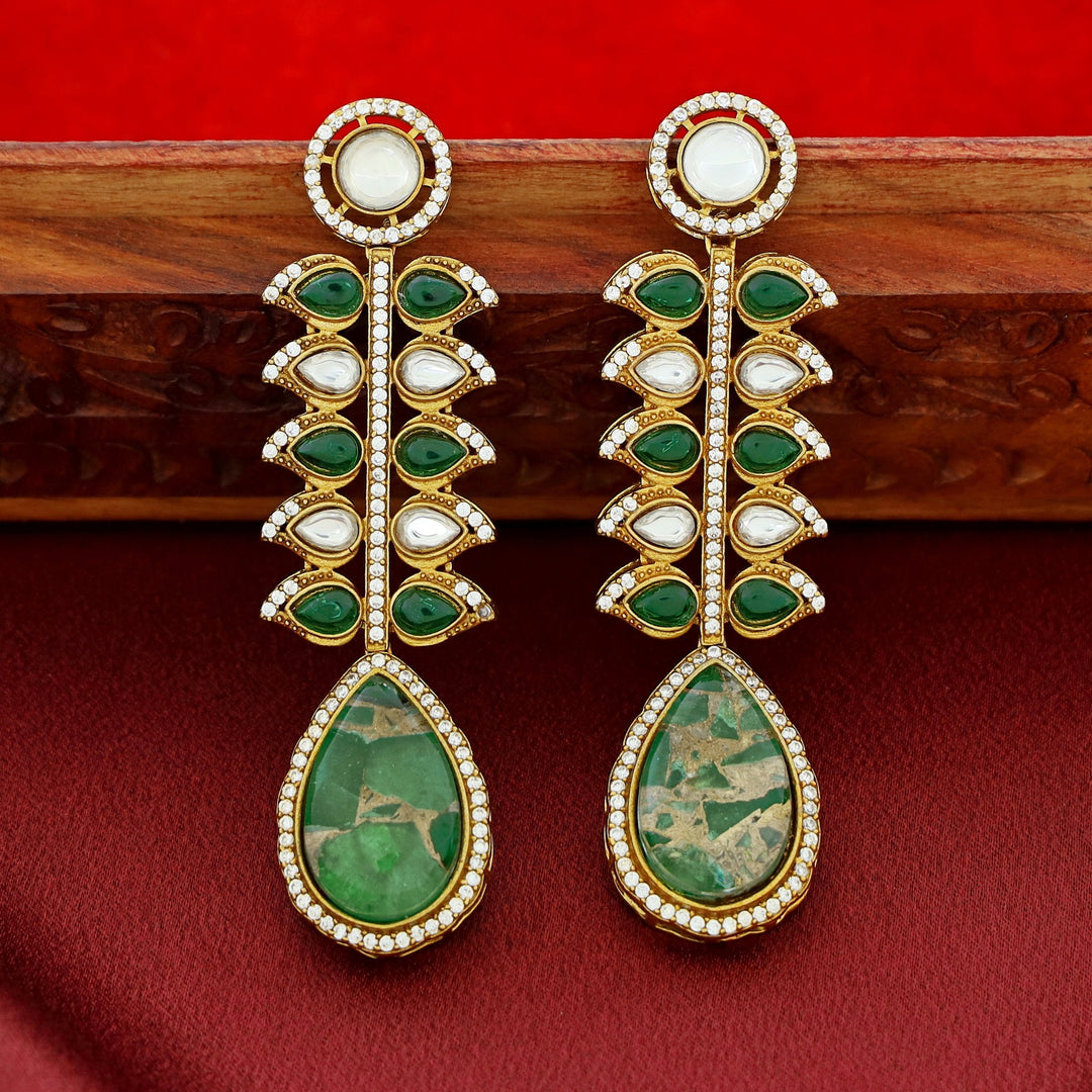 Diffna Kundan AD Stone Earring