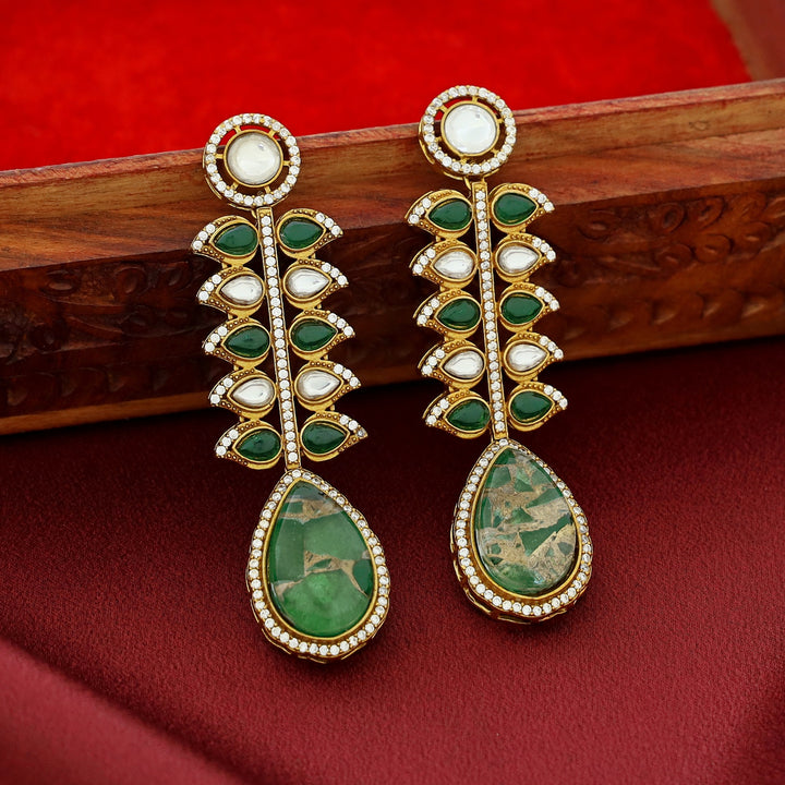 Diffna Kundan AD Stone Earring