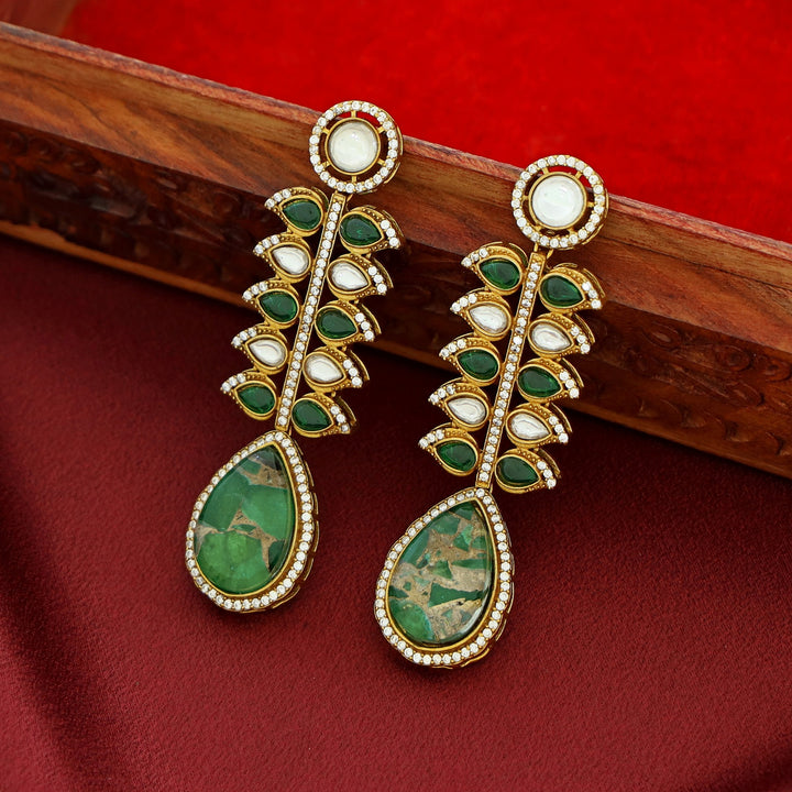 Diffna Kundan AD Stone Earring
