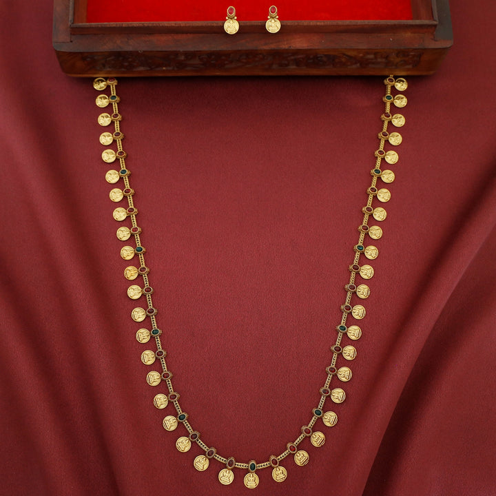Samvitha Devi Kashi Long Neckpiece with Earring