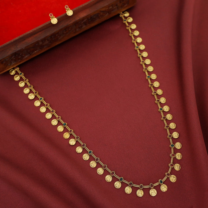 Samvitha Devi Kashi Long Neckpiece with Earring