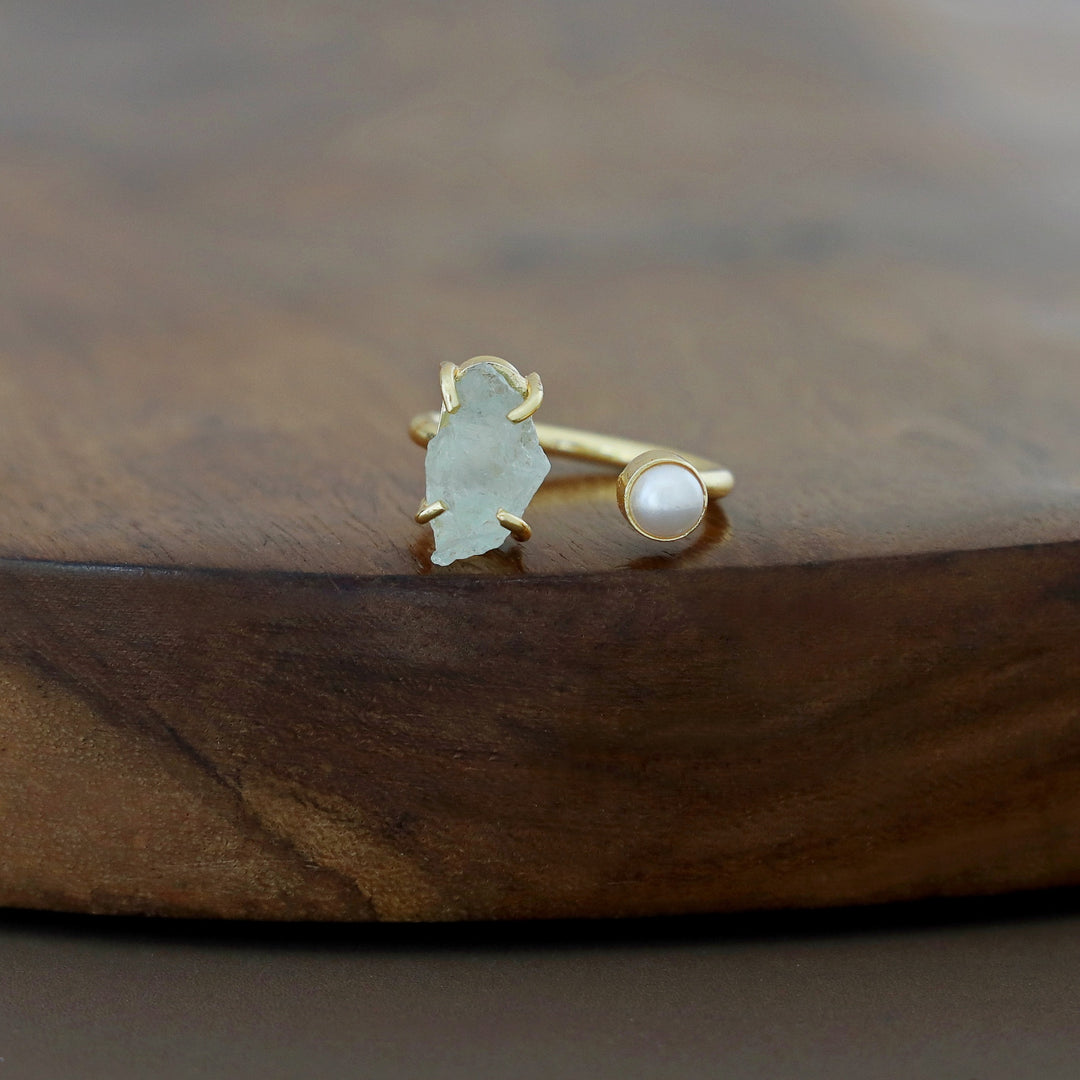 Ena Raw Stone Ring