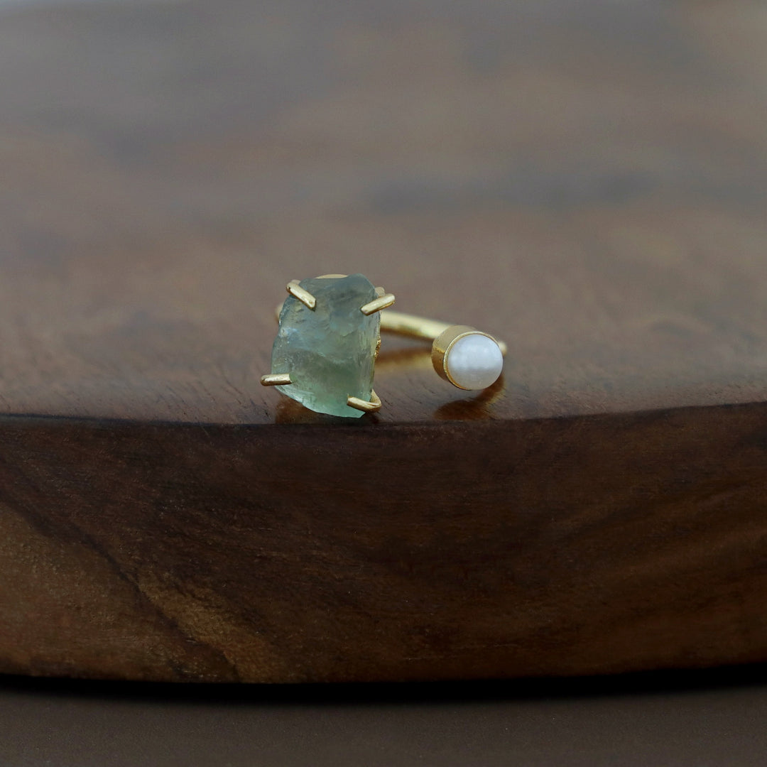 Ena Raw Stone Ring