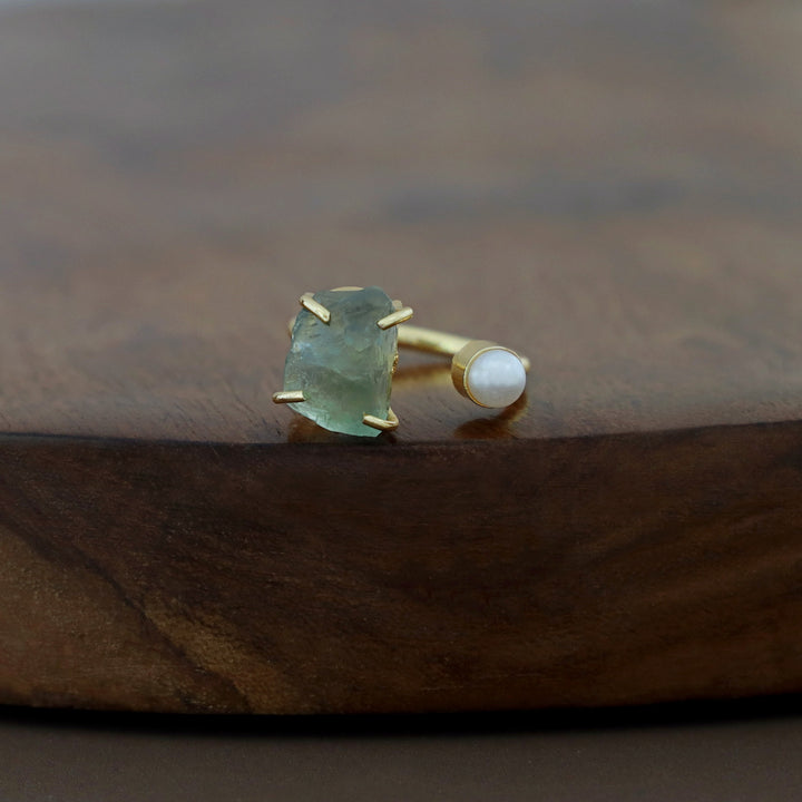 Ena Raw Stone Ring