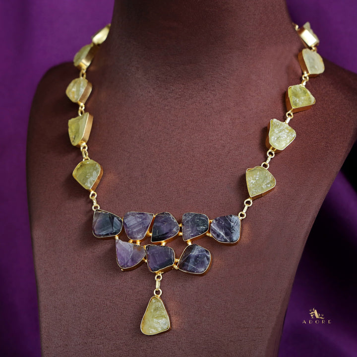 Yoshi Raw Stone Neckpiece