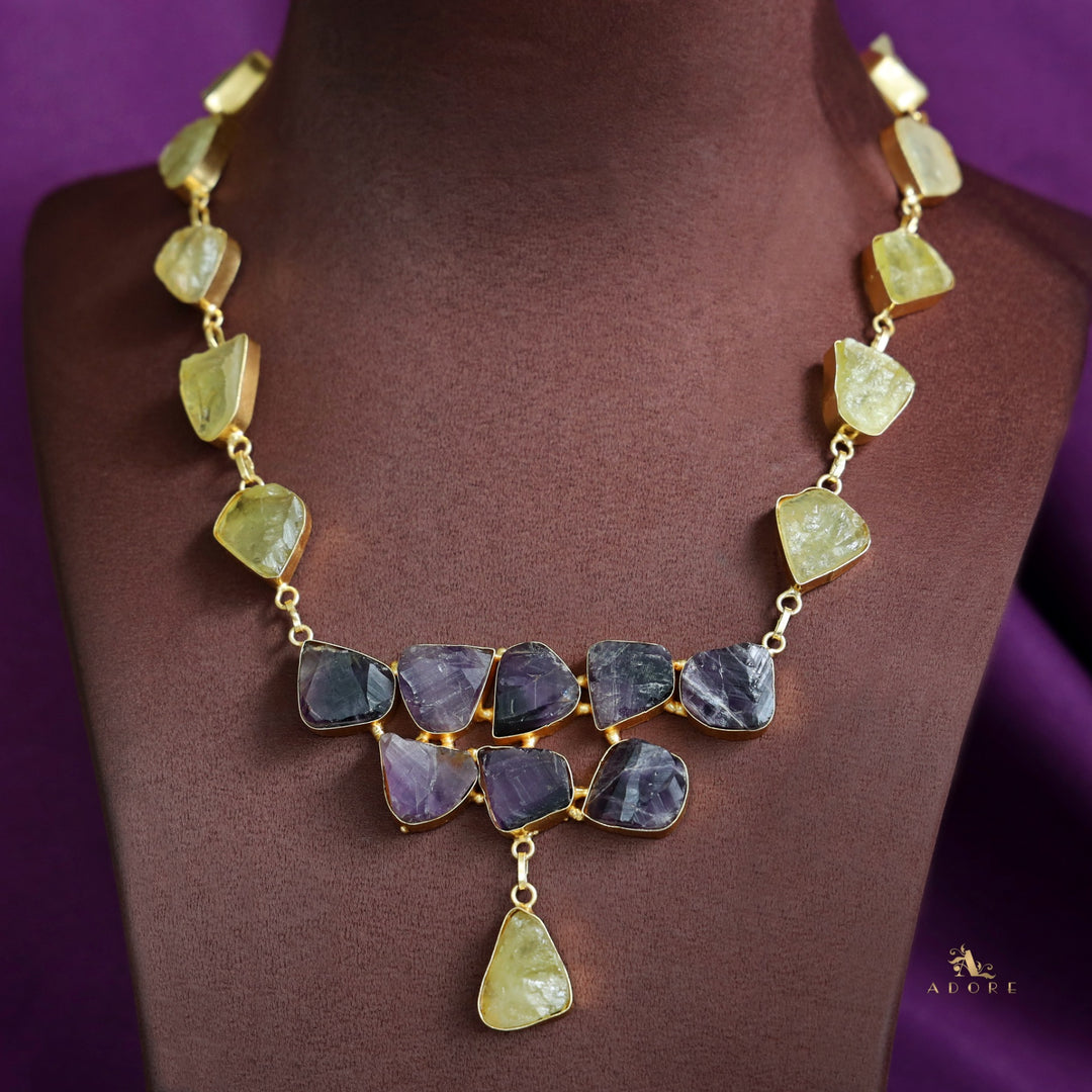 Yoshi Raw Stone Neckpiece
