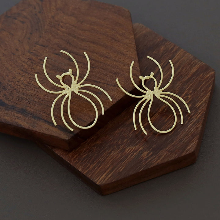 Avonlea Golden Spider Earring