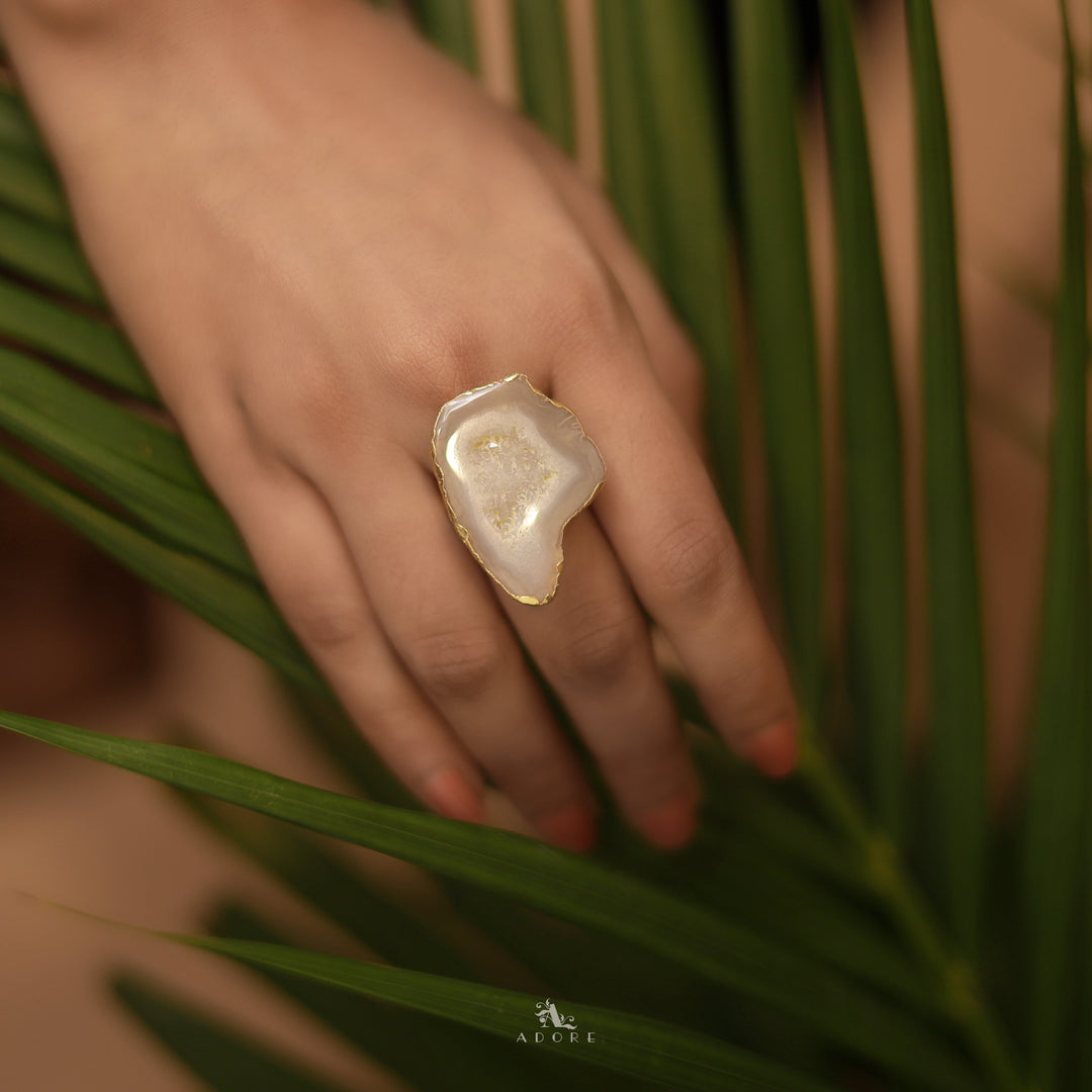 Agate Single Stone Rings