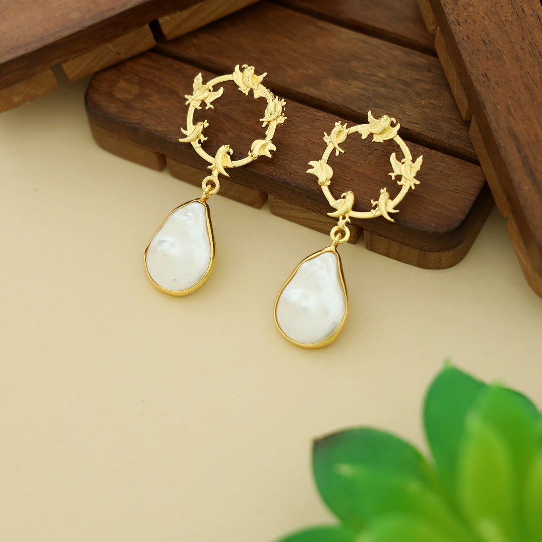 Lola Flying Birds Baroque Earring