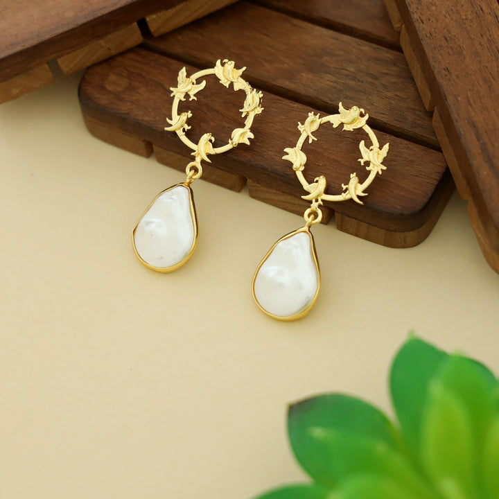 Lola Flying Birds Baroque Earring